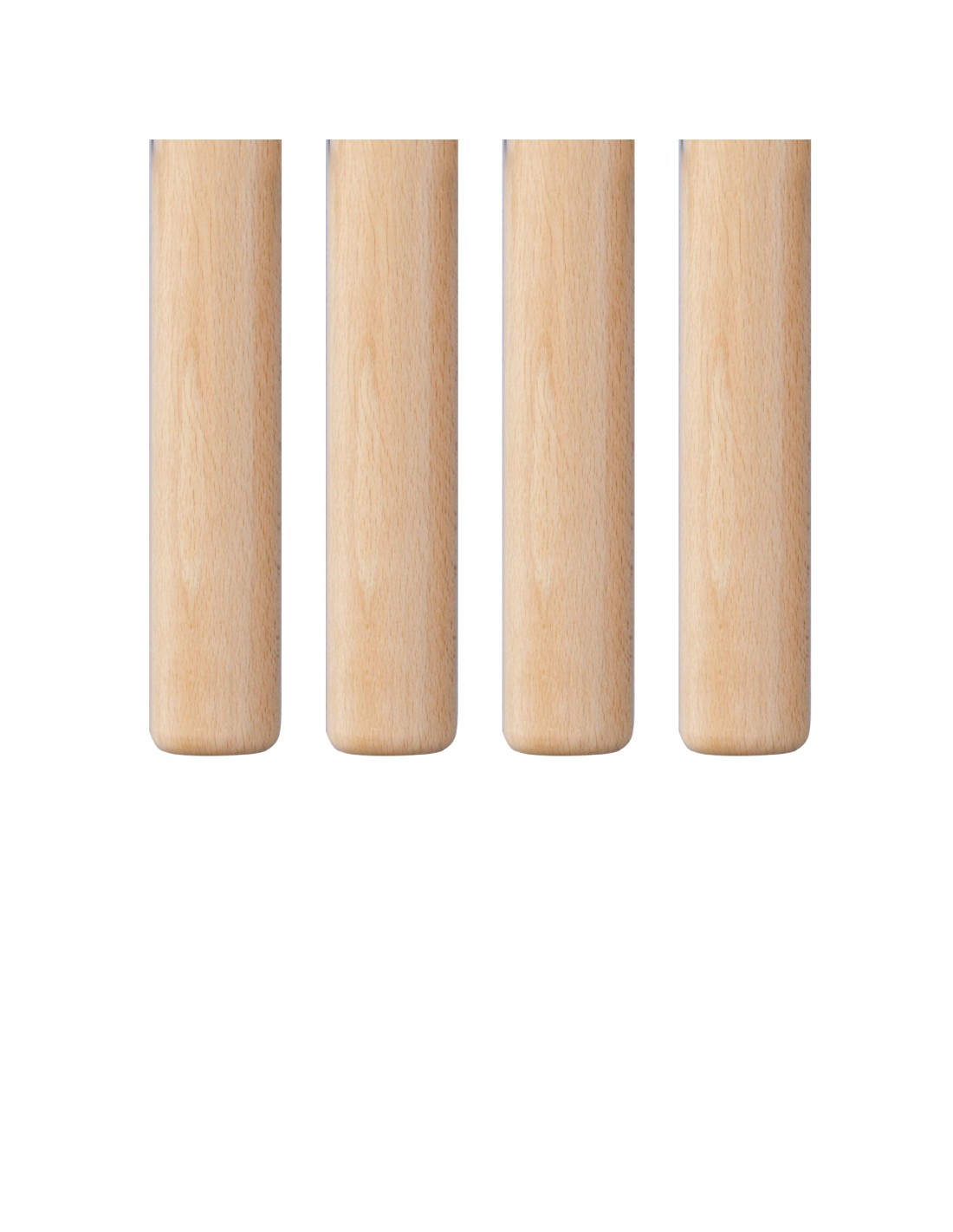 SET OF 4 WOODEN LEGS